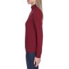 imageNautica Womens 14 Zip Mockneck Cable SweaterDeep Rouge