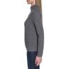 imageNautica Womens 14 Zip Mockneck Cable SweaterFog Heather