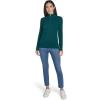 imageNautica Womens 14 Zip Mockneck Cable SweaterForest