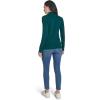 imageNautica Womens 14 Zip Mockneck Cable SweaterForest