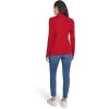 imageNautica Womens 14 Zip Mockneck Cable SweaterHaute Red
