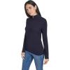 imageNautica Womens 14 Zip Mockneck Cable SweaterNight Sky