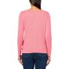 imageNautica Womens Long Sleeve Cable Boatneck SweaterConfetti