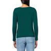 imageNautica Womens Long Sleeve Cable Boatneck SweaterForest