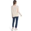 imageNautica Womens Long Sleeve Cable Boatneck SweaterWhite Swan
