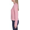 imageNautica Womens Long Sleeve Cable Crewneck SweaterBridal Rose
