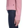 imageNautica Womens Long Sleeve Cable Crewneck SweaterBridal Rose