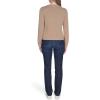 imageNautica Womens Long Sleeve Cable Crewneck SweaterCamel