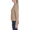 imageNautica Womens Long Sleeve Cable Crewneck SweaterCamel