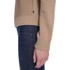 imageNautica Womens Long Sleeve Cable Crewneck SweaterCamel
