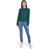 imageNautica Womens Long Sleeve Cable Crewneck SweaterForest