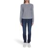 imageNautica Womens Long Sleeve Cable Crewneck SweaterMist Heather