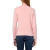 imageNautica Womens Long Sleeve Cable VNeck SweaterBridal Rose