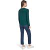 imageNautica Womens Long Sleeve Cable VNeck SweaterForest