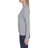 imageNautica Womens Long Sleeve Cable VNeck SweaterMist Heather