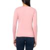 imageNautica Womens Long Sleeve Solid Scoop Neck Cotton TShirtBridal Rose