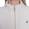 imageNautica Womens Mockneck Fleece Sweater PulloverSoft Ivory