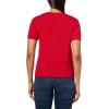 imageNautica Womens Short Sleeve Crew Neck Cable Solid SweaterHaute Red