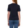 imageNautica Womens Short Sleeve Crew Neck Cable Solid SweaterNight Sky
