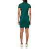 imageNautica Womens Short Sleeve Solid Scalloped Trim Polo DressForest