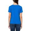 imageNautica Womens Solid VNeck Short Sleeve TShirtCerulean