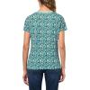 imageNautica Womens Solid VNeck Short Sleeve TShirtFern Multi