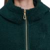 imageNautica womens Solid Sherpa Zipup Hoodie JacketForest