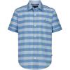 imageNautica Boys Short Sleeve Woven ButtonDown Shirt Light Weight ampamp BreathableSpring Check Blue Tint