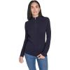 imageNautica Womens 14 Zip Mockneck Cable SweaterNight Sky