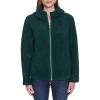 imageNautica womens Solid Sherpa Zipup Hoodie JacketForest