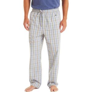 imageNautica Mens Sustainably Crafted Plaid Poplin Sleep PantHigh Rise