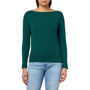 imageNautica Womens Long Sleeve Cable Boatneck SweaterForest