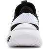 imageNautica Kids Athletic SlipOn Sneakers  Comfortable Bungee Running Shoes for Boys and Girls  Stylish and Supportive Footwear for Active Kids Big KidLittle KidToddlerBlack White Grey