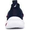 imageNautica Kids Athletic SlipOn Sneakers  Comfortable Bungee Running Shoes for Boys and Girls  Stylish and Supportive Footwear for Active Kids Big KidLittle KidToddlerNavy White Redswimm