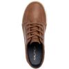 imageNautica Kids Boys LaceUp Fashion Sneakers LowTop Dress Shoes for Youth  Big KidLittle KidTan Brown Navy