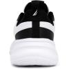 imageNautica Kids LaceUp Sneakers  Comfortable Running Shoes for Boys and Girls  Little KidBig KidBlack Whitenigel