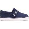 imageNautica Kids SlipOn Sneakers  Casual LowTop Shoes for Boys and Girls  Comfortable Athletic Style for School Play and Everyday Wear  ToddlerLittle KidBig Kid SizesOrinoronavy
