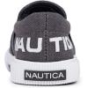 imageNautica Kids SlipOn Sneakers  Casual LowTop Shoes for Boys and Girls  Comfortable Athletic Style for School Play and Everyday Wear  ToddlerLittle KidBig Kid SizesGrey Denim
