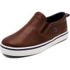 imageNautica Kids SlipOn Sneakers  Casual LowTop Shoes for Boys and Girls  Comfortable Athletic Style for School Play and Everyday Wear  ToddlerLittle KidBig Kid SizesBrown Smooth