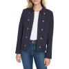 imageNautica Womens Open Front Knit Captains Jacket JacketNight Sky