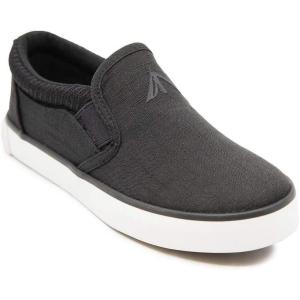 imageNautica Kids SlipOn Sneakers  Casual LowTop Shoes for Boys and Girls  Comfortable Athletic Style for School Play and Everyday Wear  ToddlerLittle KidBig Kid SizesBennettblack