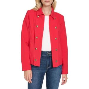 imageNautica Womens Open Front Knit Captains Jacket JacketRegatta Red