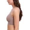imageNautica Womens 3Pack Wireless Bra Laser Lounge NoShow Everyday Comfort BralettesBlackBarely TherePale Taupe