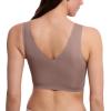 imageNautica Womens 3Pack Wireless Bra Laser Lounge NoShow Everyday Comfort BralettesBlackBarely TherePale Taupe