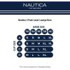 imageNautica Womens 3Pack Wireless Bra Laser Lounge NoShow Everyday Comfort BralettesSepia RoseCafe LatteNocturnal Navy