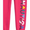 imageNautica Girls Fleece Pullon Jogger Sweatpants Functional Side PocketsBeetroot Purple