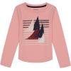 imageNautica Girls Long Sleeve Graphic TShirtPink Dolphin Sail