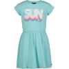 imageNautica Girls Short Sleeve Jersey Tee Dress with Elastic Cinched Waist Fun Designs ampamp ColorsBlue Tint