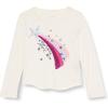 imageNautica Girls Long Sleeve Graphic TShirtEggnog We Shine