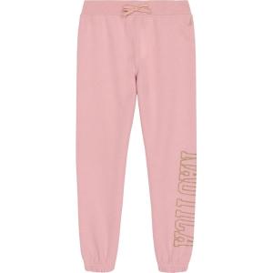 imageNautica Girls Fleece Pullon Jogger Sweatpants Functional Side PocketsPink Glitter Art